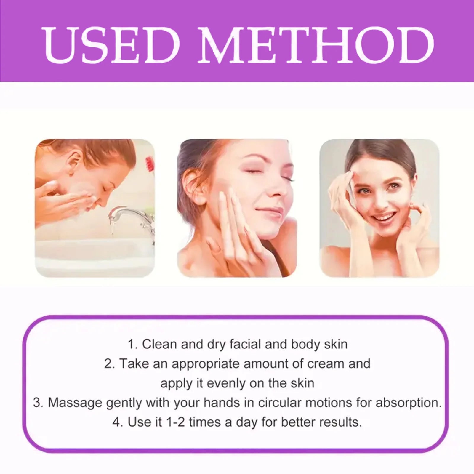 Firming Peptide Powerful Day and Night Cream, Brightening and Hydrating Skin Renewal Cream, Anti-Aging Facial Moisturizer