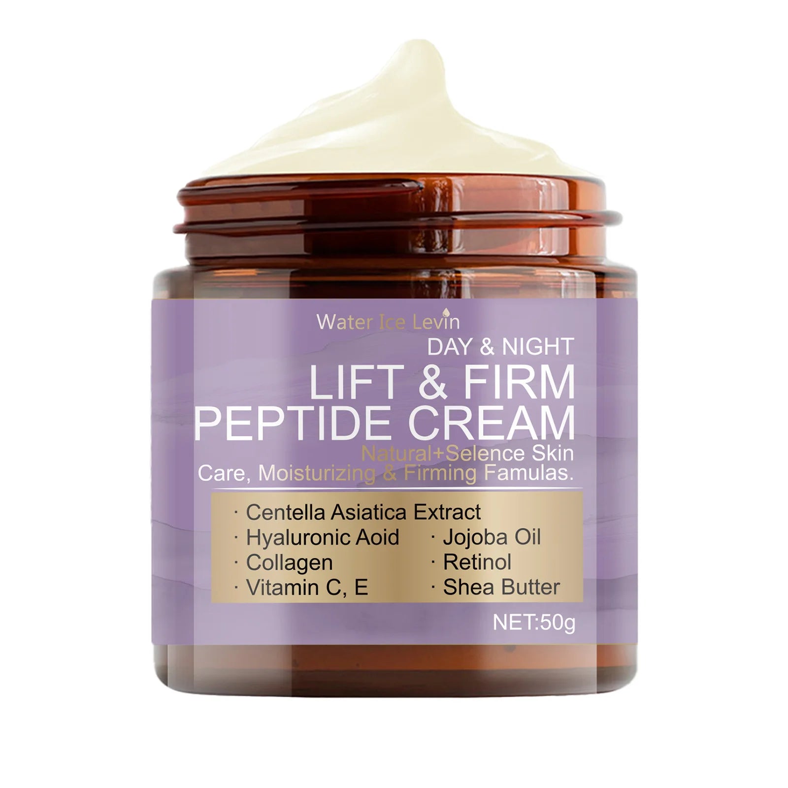 Firming Peptide Powerful Day and Night Cream, Brightening and Hydrating Skin Renewal Cream, Anti-Aging Facial Moisturizer